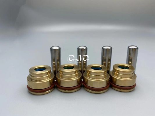 Matériel hydraulique argenté de Valve Pusher Copper NBR de pilote pour l'excavatrice